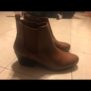 Brown f21 booties